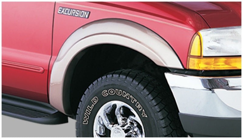Bushwacker 00-05 Ford Excursion OE Style Flares 4pc - Black - Crew Original