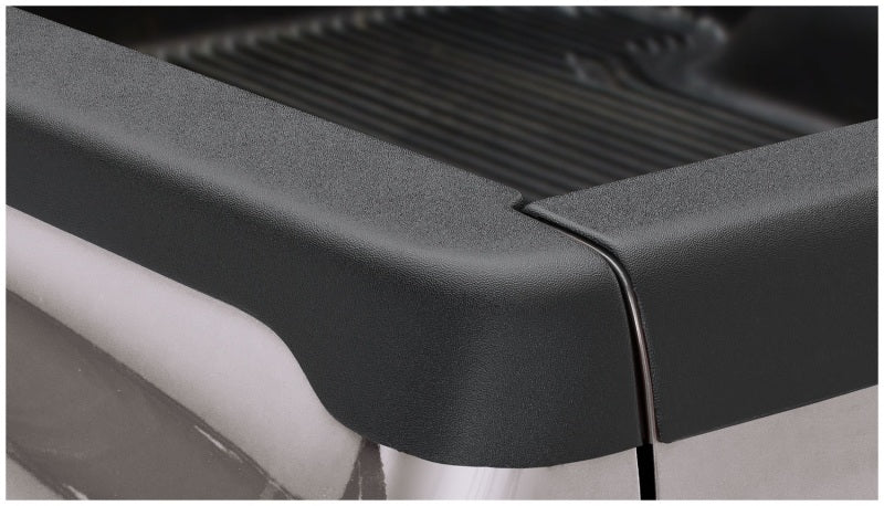 Bushwacker 02-08 Dodge Ram 1500 Fleetside Bed Rail Caps 78.0in Bed - Black - Crew Original