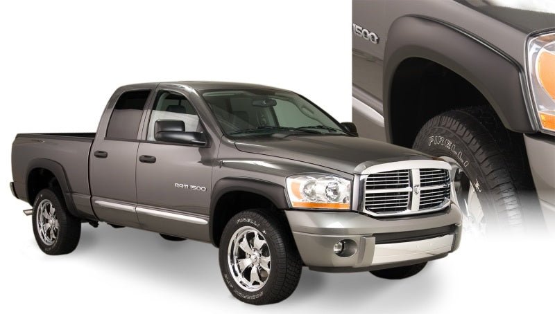 Bushwacker 02-08 Dodge Ram 1500 Fleetside OE Style Flares 4pc 97.9/98.3in Bed - Black - Crew Original