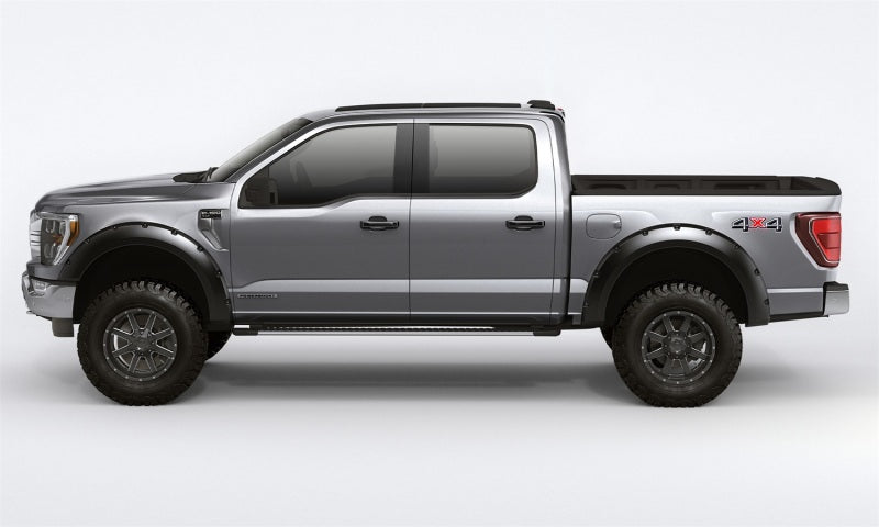 Bushwacker 04-08 Ford F-150 (Excl. Stepside) Forge Style Flares 4pc - Black - Crew Original