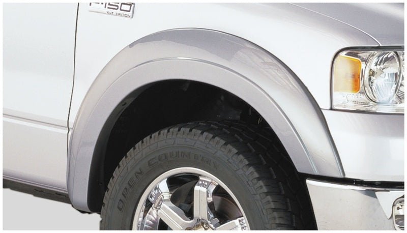 Bushwacker 04-08 Ford F-150 Extend-A-Fender Style Flares 2pc - Black - Crew Original