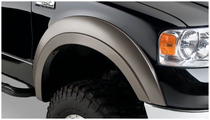 Bushwacker 04-08 Ford F-150 Extend-A-Fender Style Flares 2pc - Black - Crew Original