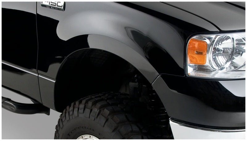 Bushwacker 04-08 Ford F-150 Pocket Style Flares 2pc - Black - Crew Original