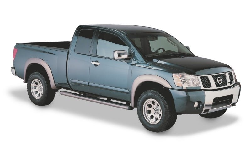 Bushwacker 04-15 Nissan Titan Extend-A-Fender Style Flares 4pc 67.1/78.9/84/96in - Black - Crew Original