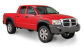 Bushwacker 05-10 Dodge Dakota Crew Cab Fleetside Extend-A-Fender Style Flares 4pc 64.9in Bed - Black - Crew Original