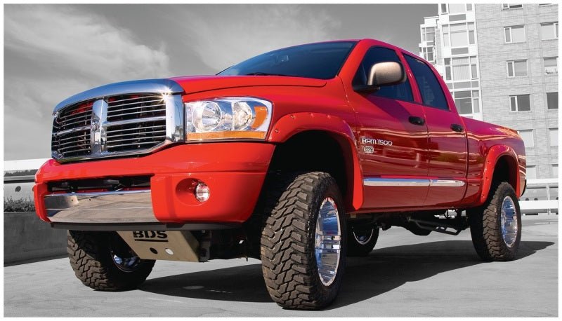 Bushwacker 06-08 Dodge Ram 1500 Fleetside Pocket Style Flares 4pc 97.9/98.3in Bed - Black - Crew Original