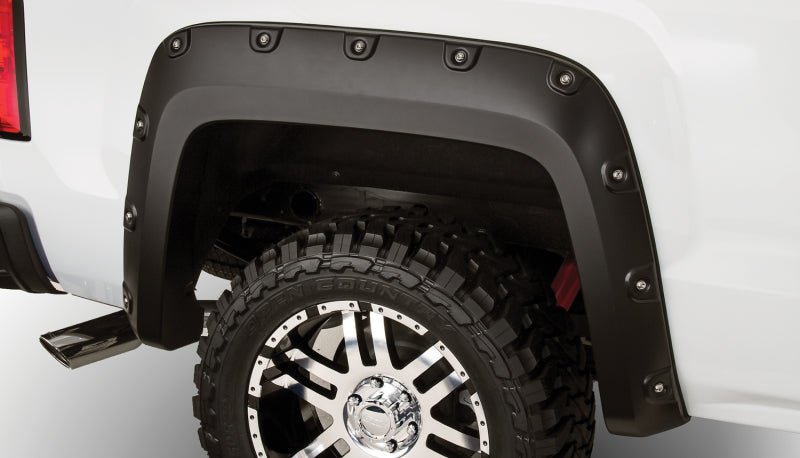 Bushwacker 06-14 Nissan Frontier Styleside Boss Pocket Style Flares 4pc 58.6in Bed - Black - Crew Original