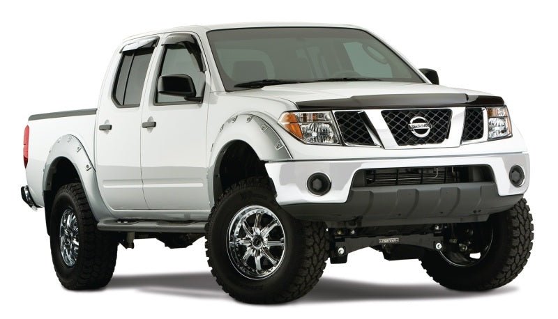 Bushwacker 06-14 Nissan Frontier Styleside Boss Pocket Style Flares 4pc 58.6in Bed - Black - Crew Original