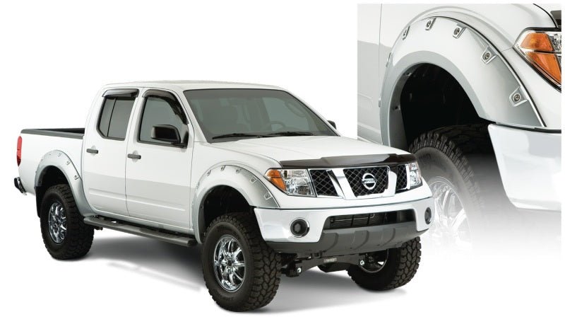 Bushwacker 06-14 Nissan Frontier Styleside Boss Pocket Style Flares 4pc 58.6in Bed - Black - Crew Original