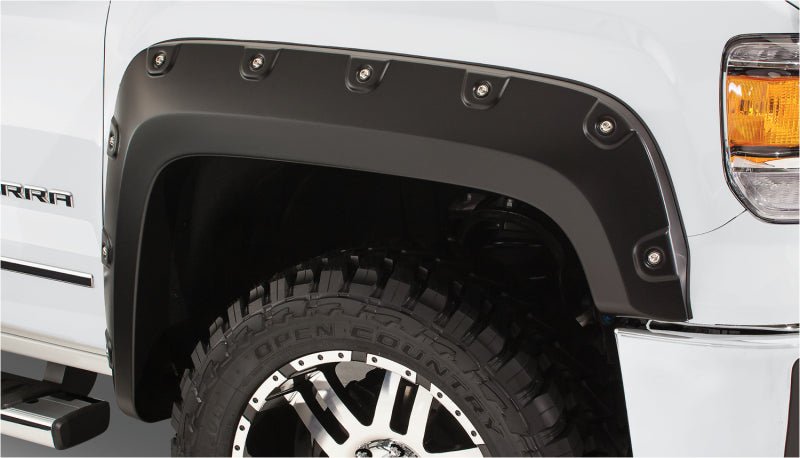 Bushwacker 06-14 Nissan Frontier Styleside Boss Pocket Style Flares 4pc 73.3in Bed - Black - Crew Original