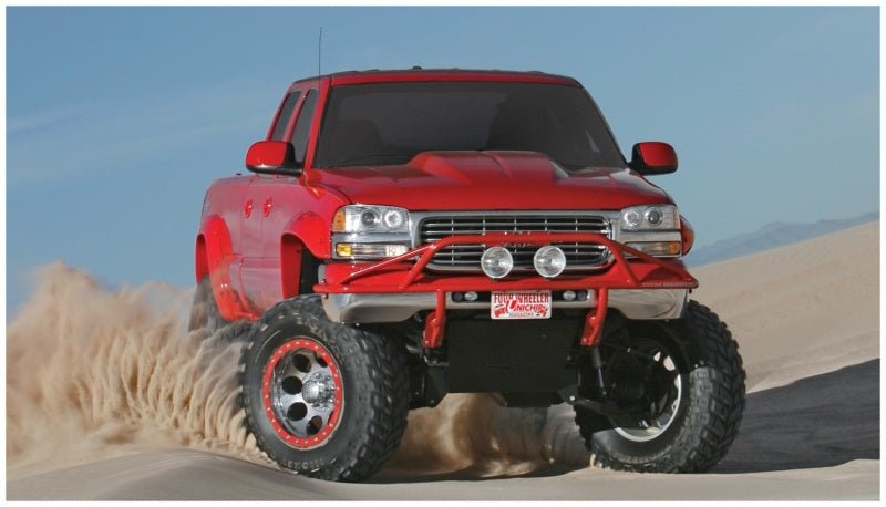 Bushwacker 07-07 Chevy Silverado 1500 Classic Fleetside Cutout Style Flares 2pc - Black - Crew Original