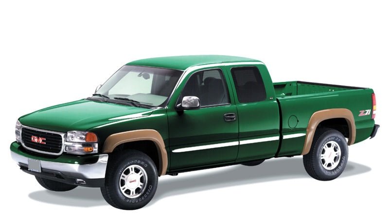 Bushwacker 07-07 Chevy Silverado 1500 Classic Fleetside Extend-A-Fender Style Flares 4pc - Black - Crew Original