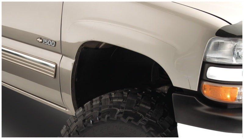 Bushwacker 07-07 Chevy Silverado 1500 Classic Fleetside Extend-A-Fender Style Flares 4pc - Black - Crew Original