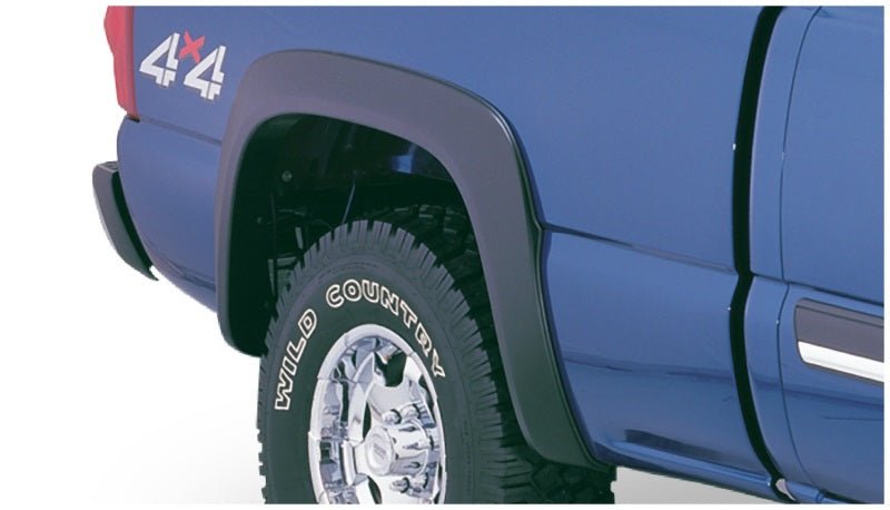 Bushwacker 07-07 Chevy Silverado 1500 Classic Fleetside Extend-A-Fender Style Flares 4pc - Black - Crew Original