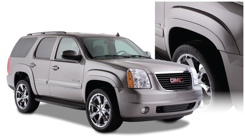 Bushwacker 07-11 GMC Yukon OE Style Flares 4pc Excludes Denali - Black - Crew Original