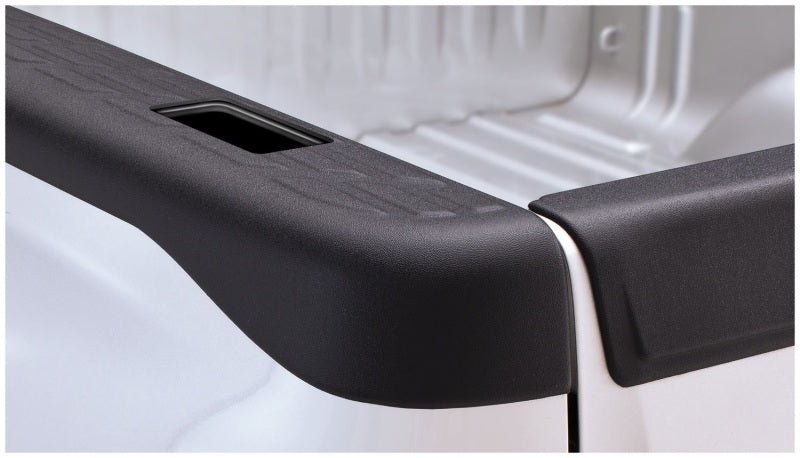 Bushwacker 07-13 Chevy Silverado 1500 Fleetside Bed Rail Caps 69.3in Bed - Black - Crew Original