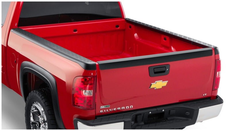 Bushwacker 07-13 Chevy Silverado 1500 Fleetside Bed Rail Caps 69.3in Bed - Black - Crew Original