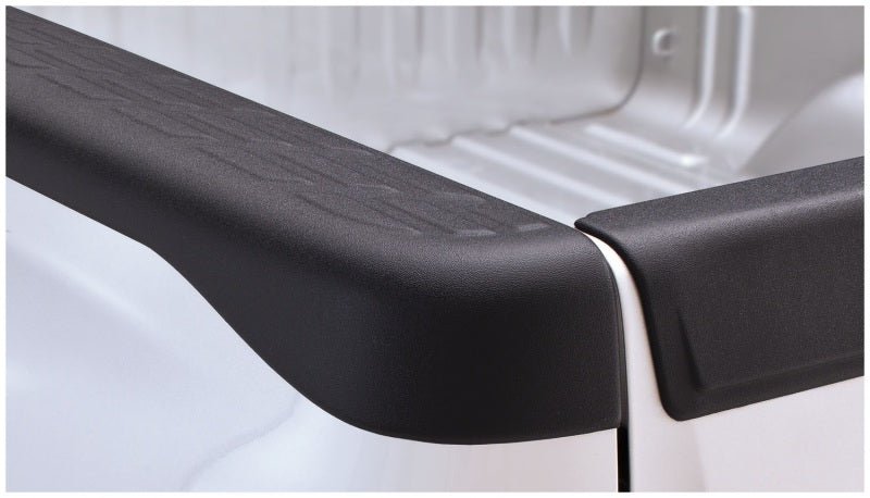 Bushwacker 07-13 Chevy Silverado 1500 Fleetside Bed Rail Caps 69.3in Bed - Black - Crew Original