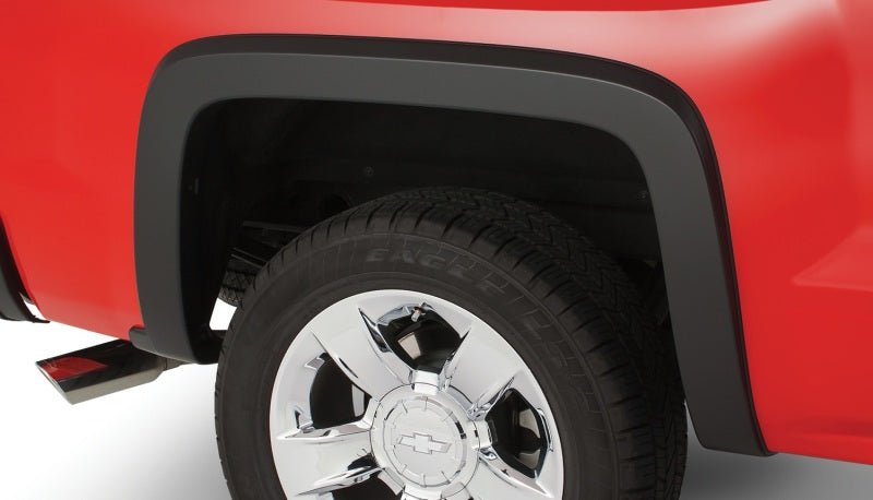 Bushwacker 07-13 Chevy Silverado 1500 Fleetside OE Style Flares 2pc 69.3in Bed - Black - Crew Original