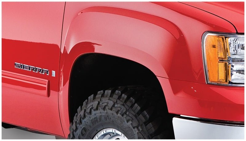 Bushwacker 07-13 GMC Sierra 1500 Boss Pocket Style Flares 2pc - Black - Crew Original