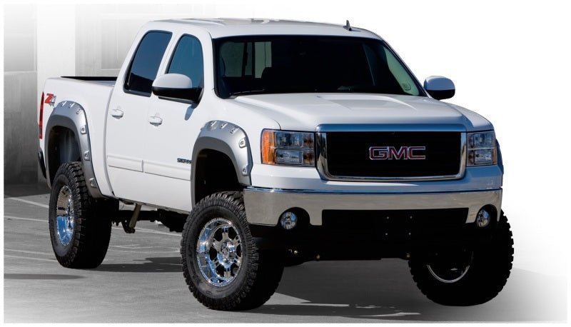 Bushwacker 07-13 GMC Sierra 1500 Boss Pocket Style Flares 2pc - Black - Crew Original