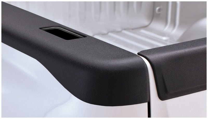 Bushwacker 07-13 GMC Sierra 1500 Fleetside Bed Rail Caps 69.3in Bed - Black - Crew Original