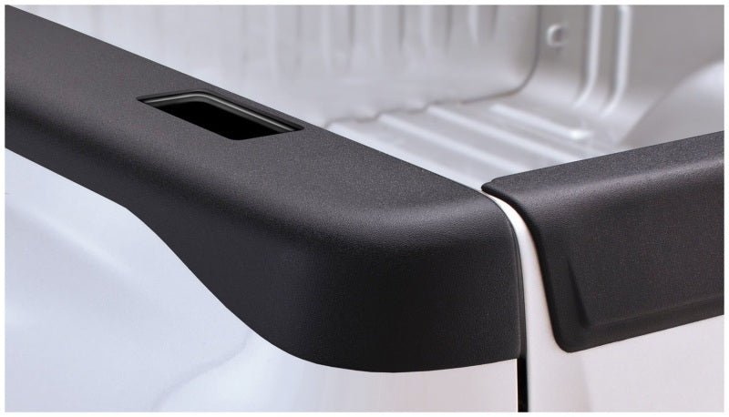 Bushwacker 07-13 GMC Sierra 1500 Fleetside Bed Rail Caps 69.3in Bed - Black - Crew Original