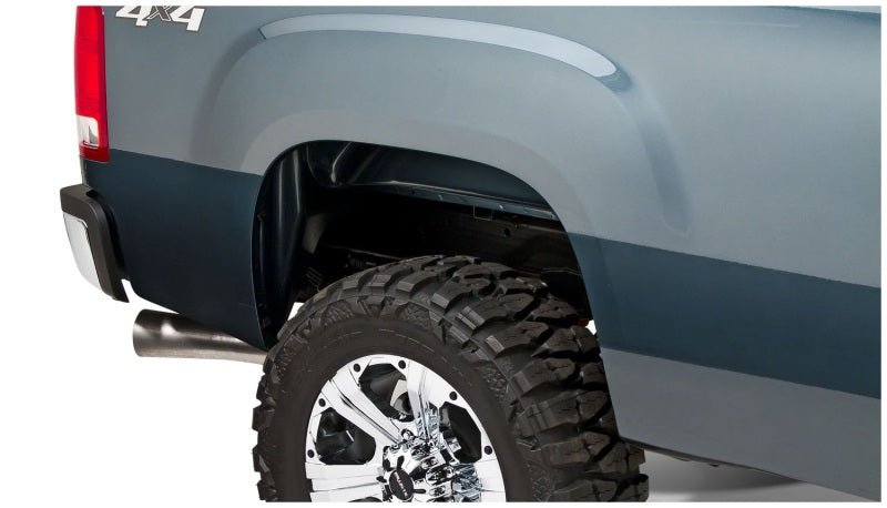 Bushwacker 07-13 GMC Sierra 1500 Fleetside Extend-A-Fender Style Flares 2pc 78.7/97.6in Bed - Black - Crew Original