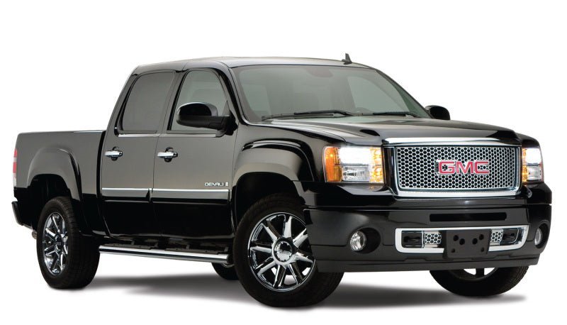 Bushwacker 07-13 GMC Sierra 1500 Fleetside OE Style Flares 4pc 69.3in Bed - Black - Crew Original
