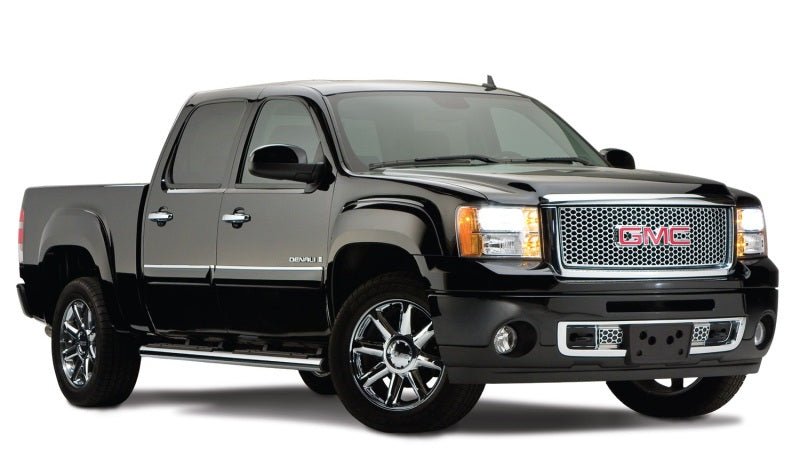 Bushwacker 07-13 GMC Sierra 1500 Fleetside OE Style Flares 4pc 69.3in Bed - Black - Crew Original