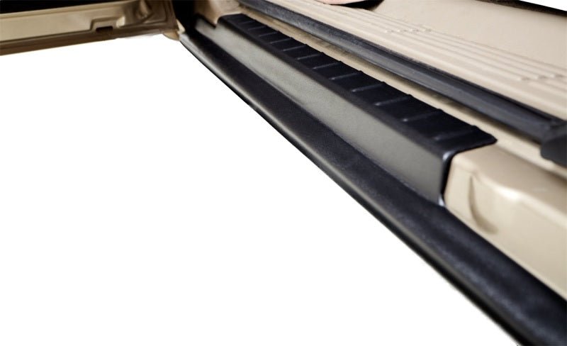 Bushwacker 07-13 GMC Sierra 1500 Trail Armor Rocker Panel + Sill Plate Cvr. - Black - Crew Original