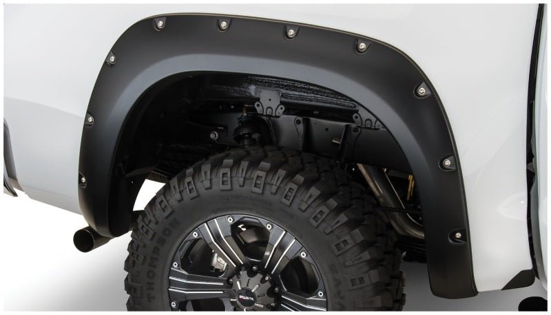 Bushwacker 07-13 Toyota Tundra Fleetside Pocket Style Flares 2pc 66.7/78.7/97.6in Bed - Black - Crew Original