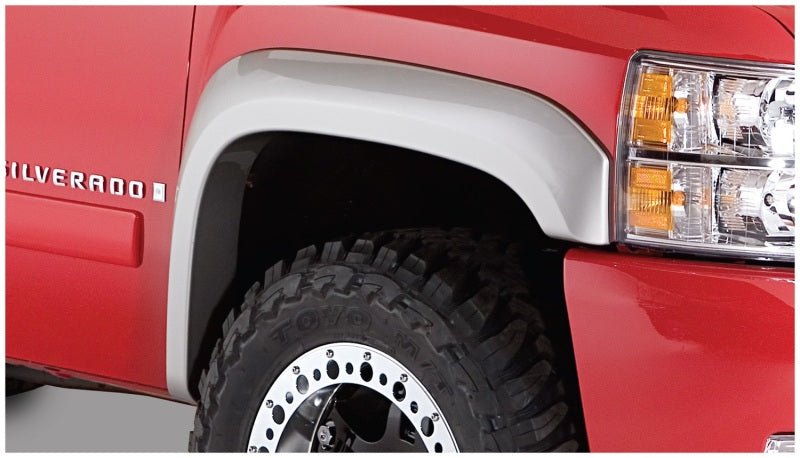 Bushwacker 07-14 Chevy Silverado 2500 HD Extend-A-Fender Style Flares 2pc - Black - Crew Original