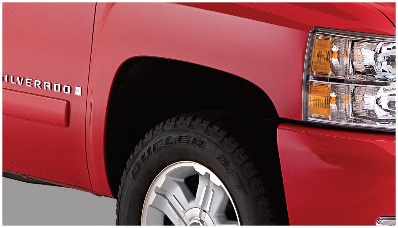 Bushwacker 07-14 Chevy Silverado 2500 HD Fleetside Extend-A-Fender Style Flares 4pc - Black - Crew Original