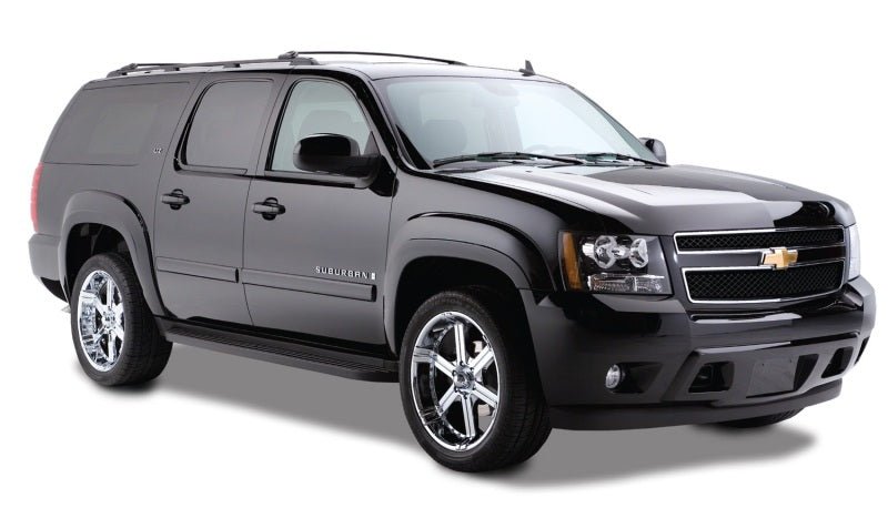 Bushwacker 07-14 Chevy Suburban 1500 OE Style Flares 4pc Does Not Fit LTZ - Black - Crew Original