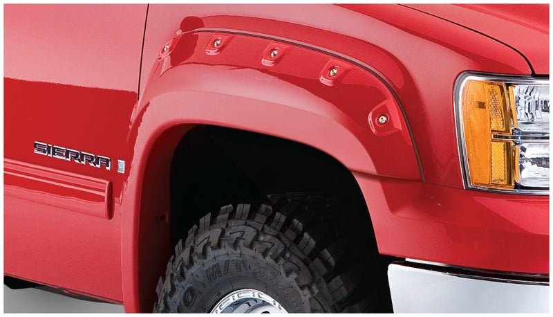 Bushwacker 07-14 GMC Sierra 2500 HD Fleetside Cutout Style Flares 4pc 78.7/97.6in Bed - Black - Crew Original