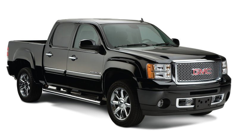 Bushwacker 07-14 GMC Sierra 2500 HD Fleetside OE Style Flares 4pc 78.0/78.7/97.6in Bed - Black - Crew Original