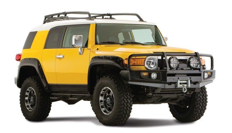 Bushwacker 07-14 Toyota FJ Cruiser Pocket Style Flares 4pc - Black - Crew Original