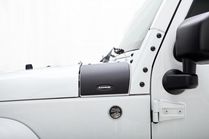 Bushwacker 07-18 Jeep Wrangler Trail Armor Cowl Cover - Black - Crew Original