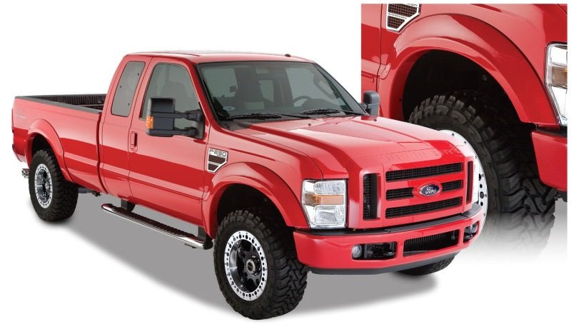 Bushwacker 08-10 Ford F-250 Super Duty Styleside OE Style Flares 4pc 81.0/96.0in Bed - Black - Crew Original