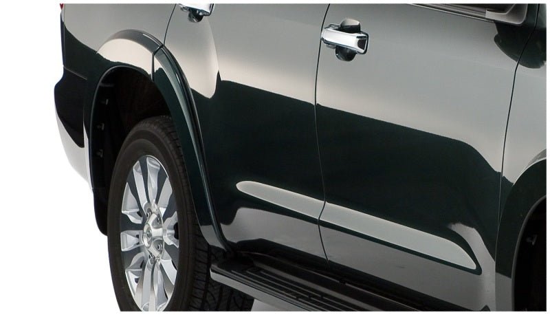 Bushwacker 08-15 Toyota Sequoia OE Style Flares 4pc Fits w/ Factory Mudflap - Black - Crew Original