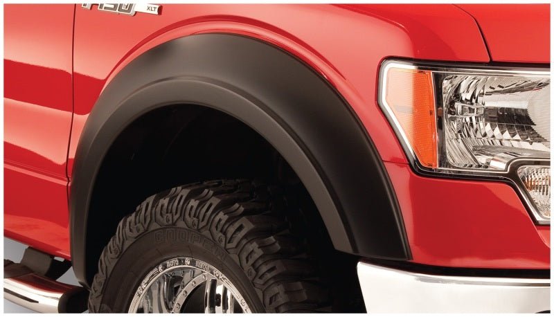 Bushwacker 09-14 Ford F-150 Extend-A-Fender Style Flares 2pc - Black - Crew Original