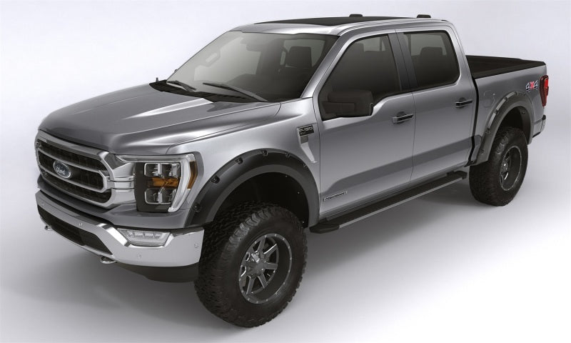 Bushwacker 09-14 Ford F-150 Forge Style Flares 4pc - Black - Crew Original