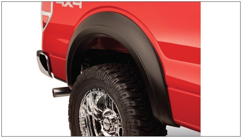 Bushwacker 09-14 Ford F-150 Styleside Extend-A-Fender Style Flares 2pc 67.0/78.8/97.4in Bed - Black - Crew Original