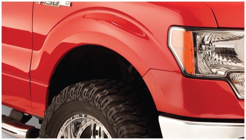 Bushwacker 09-14 Ford F-150 Styleside Extend-A-Fender Style Flares 4pc 67.0/78.8/97.4in Bed - Black - Crew Original