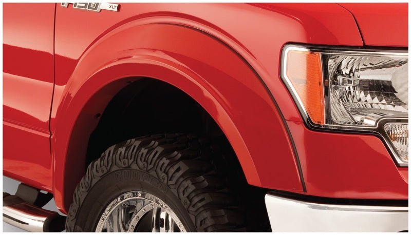 Bushwacker 09-14 Ford F-150 Styleside Extend-A-Fender Style Flares 4pc 67.0/78.8/97.4in Bed - Black - Crew Original
