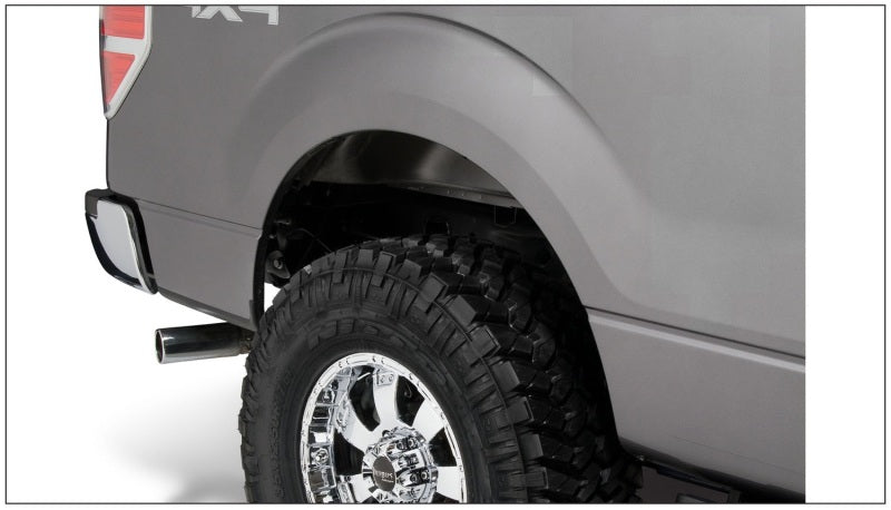 Bushwacker 09-14 Ford F-150 Styleside Pocket Style Flares 2pc 67.0/78.8/97.4in Bed - Black - Crew Original