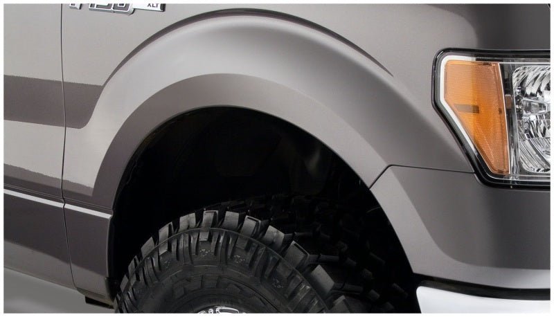 Bushwacker 09-14 Ford F-150 Styleside Pocket Style Flares 4pc 67.0/78.8/97.4in Bed - Black - Crew Original