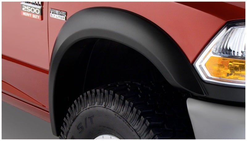 Bushwacker 10-18 Dodge Ram 2500 Extend-A-Fender Style Flares 2pc - Black - Crew Original