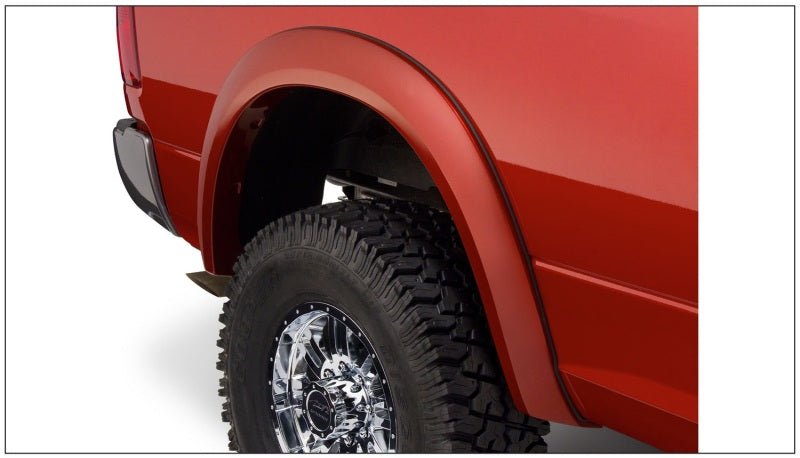 Bushwacker 10-18 Dodge Ram 2500 Fleetside Extend-A-Fender Style Flares 4pc 76.3/98.3in Bed - Black - Crew Original